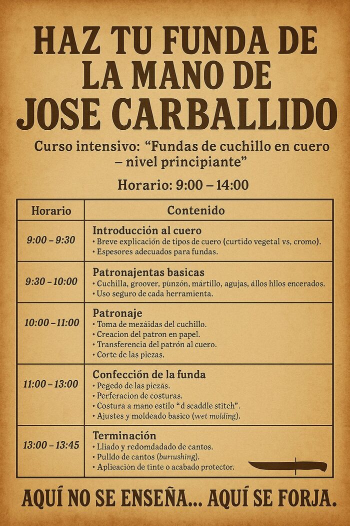 CURSO DE FUNDAS EN CUERO - Imagen 2